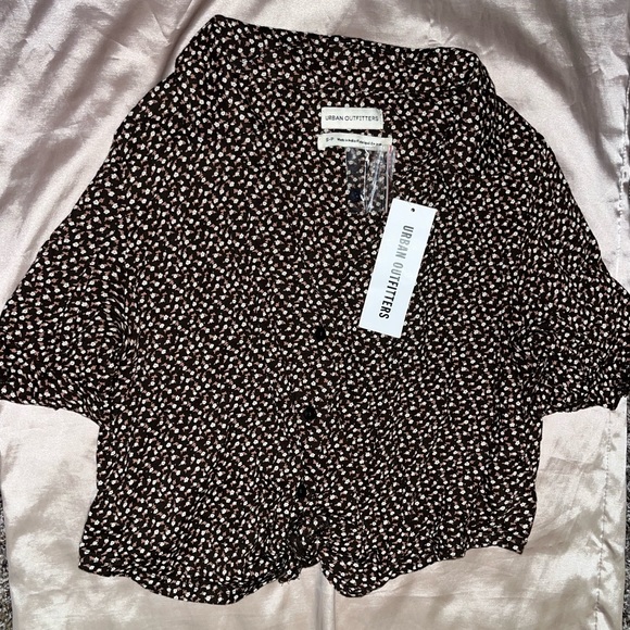 NEW flower printed crop top